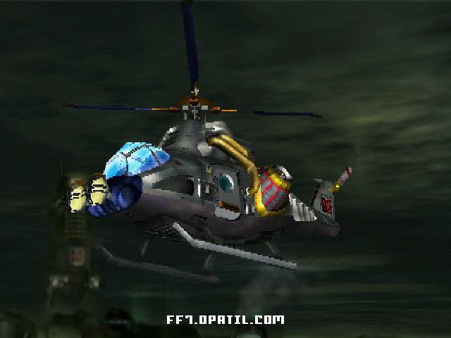 神羅 B1式 ヘリコプター：FF7の乗り物図鑑 ／ FF7・ファイナルファンタジー7 完全攻略