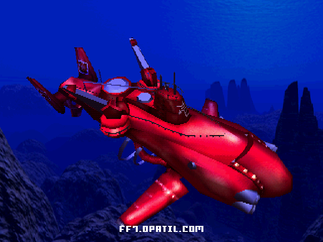 神羅 uV式 潜水艦：FF7の乗り物図鑑 ／ FF7・ファイナルファンタジー7 完全攻略