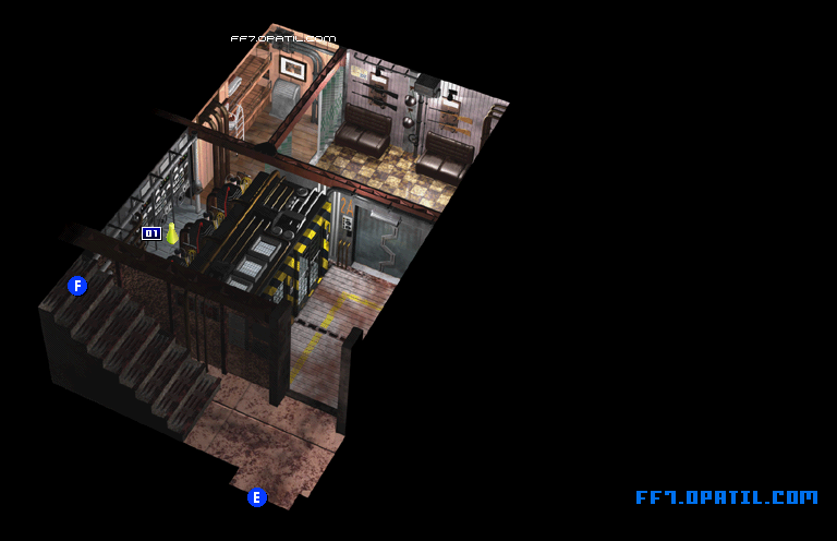 エルジュノン5 マップ画像：ファイナルファンタジー7 完全攻略