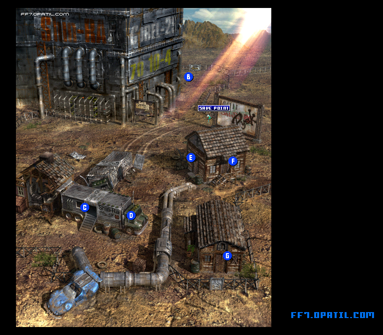 コレルプリズン3 マップ画像：ファイナルファンタジー7 完全攻略
