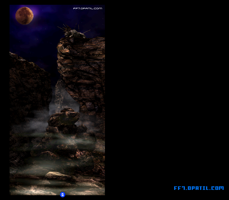 ギ族の洞窟6 マップ画像：ファイナルファンタジー7 完全攻略