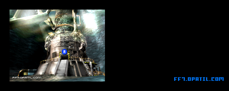 ニブル魔晄炉内部1 マップ画像：ファイナルファンタジー7 完全攻略