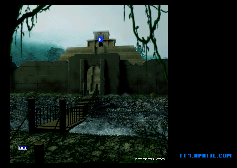 古代種の神殿1 マップ画像：ファイナルファンタジー7 完全攻略