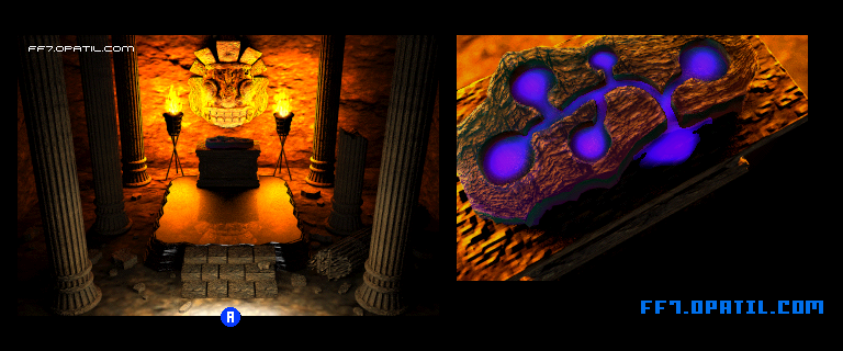 古代種の神殿2 マップ画像：ファイナルファンタジー7 完全攻略