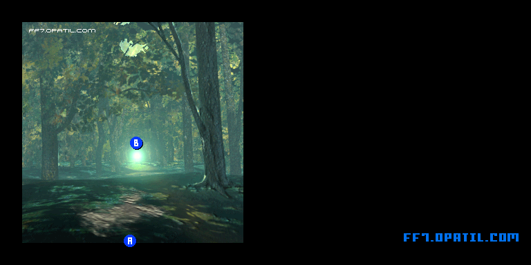 眠りの森1 マップ画像：ファイナルファンタジー7 完全攻略