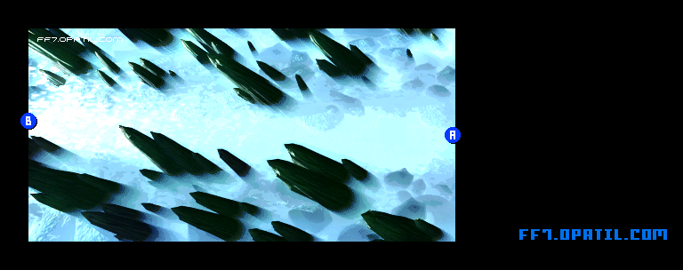 クレーター2 マップ画像：ファイナルファンタジー7 完全攻略