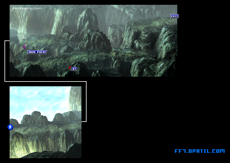 竜巻の迷宮1 マップ画像：ファイナルファンタジー7 完全攻略