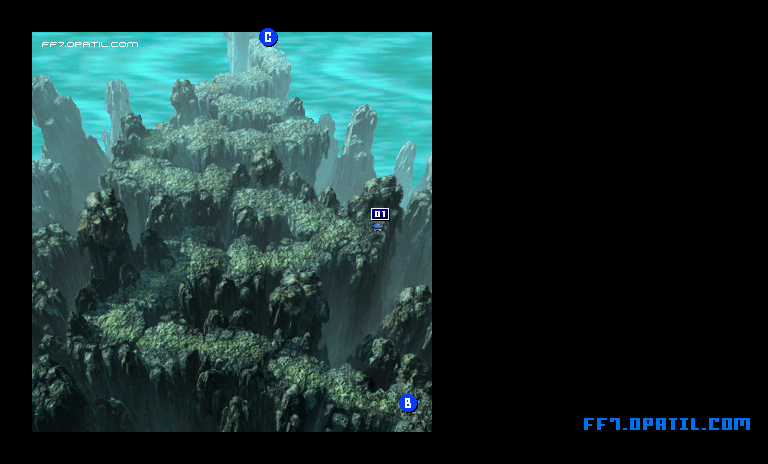 竜巻の迷宮3 マップ画像：ファイナルファンタジー7 完全攻略