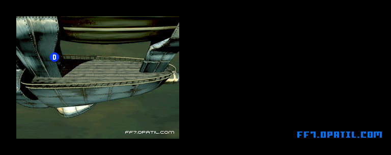 飛空艇ハイウィンド5 マップ画像：ファイナルファンタジー7 完全攻略