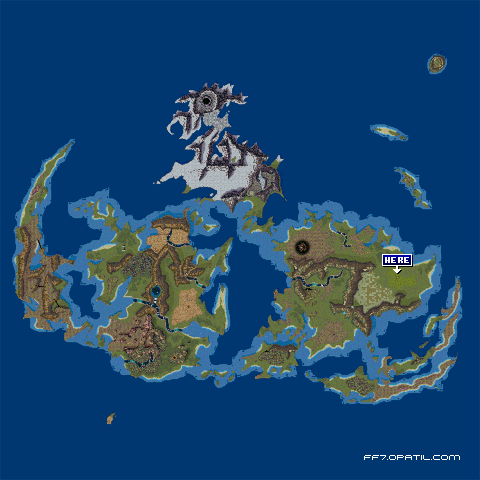 Location of Chocobo Farm : FF7 Walkthrough and Strategy Guide